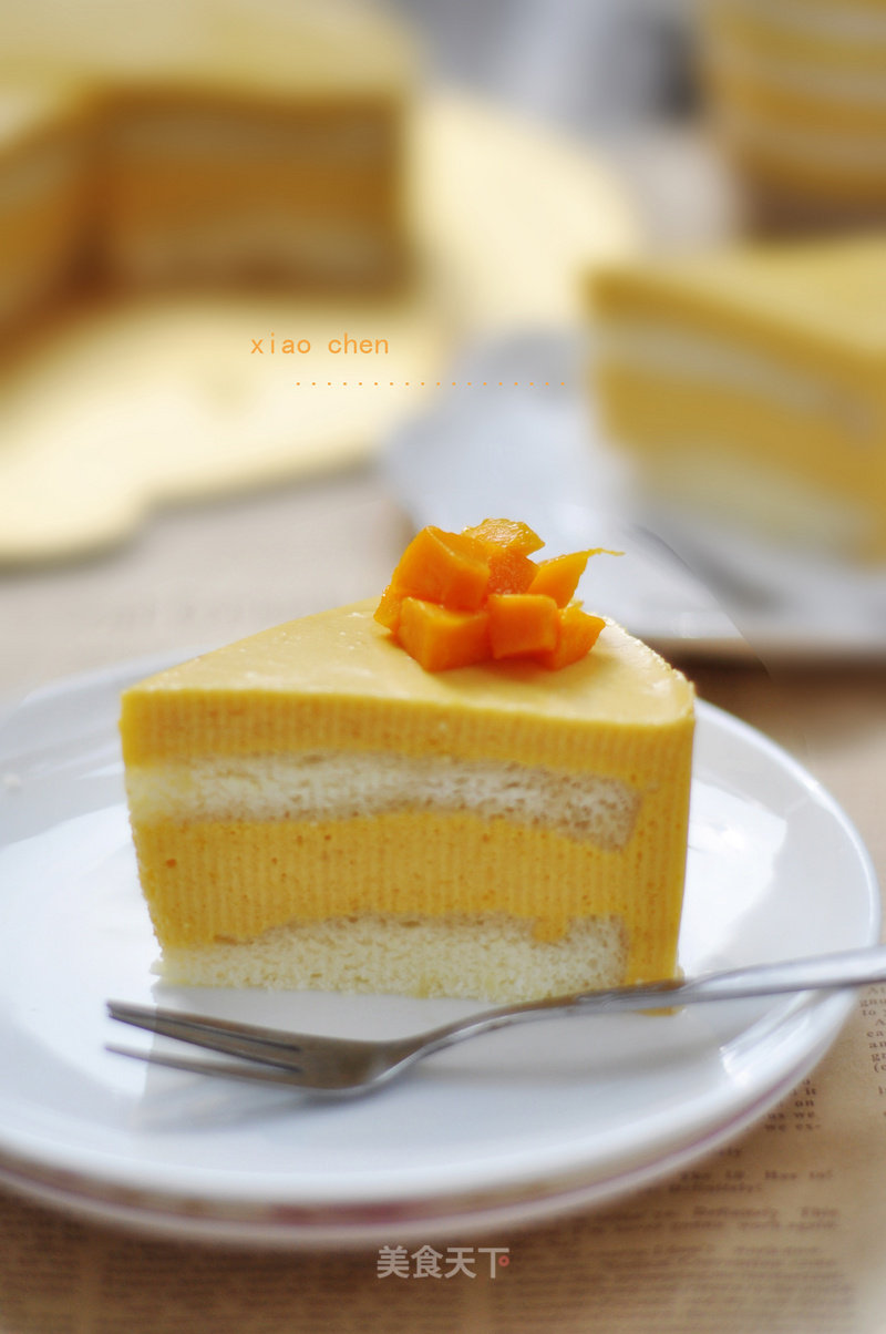 Mango Mousse Cake recipe