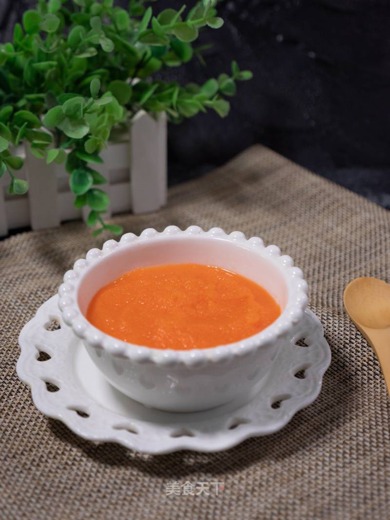 Carrot Puree for Baby Food Supplement to Protect Eyesight