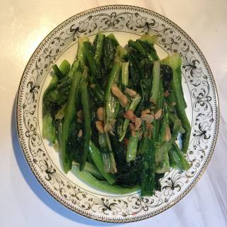 Garlic Lettuce Leaves recipe