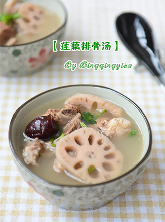 Lotus Root Pork Ribs Soup recipe