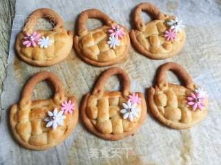 #the 4th Baking Contest and is Love to Eat Festival# Flower Basket Cookies recipe