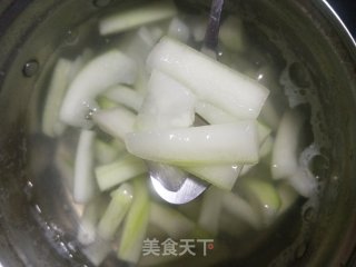 Fruit Preserved Melon Strips recipe