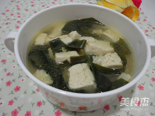 Pork Belly and Seaweed Frozen Tofu Soup recipe