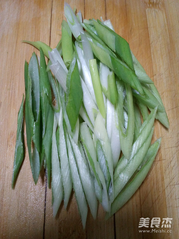 Small Whitebait with Green Onion recipe