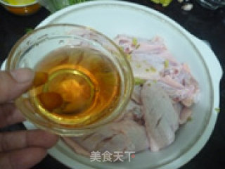 Steamed Chicken Wings with Garlic recipe