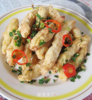 Crispy Salt and Pepper Chicken Wicker [a Dish of Dragon Boat Festival] recipe