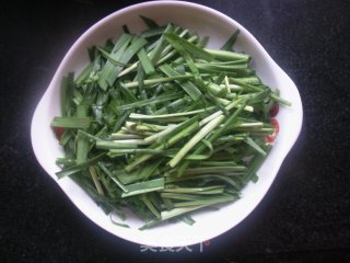 Fried Squid with Chives recipe