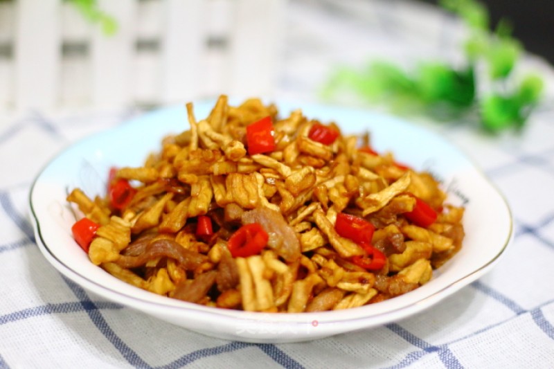 Fried Pork with Dried Radish recipe