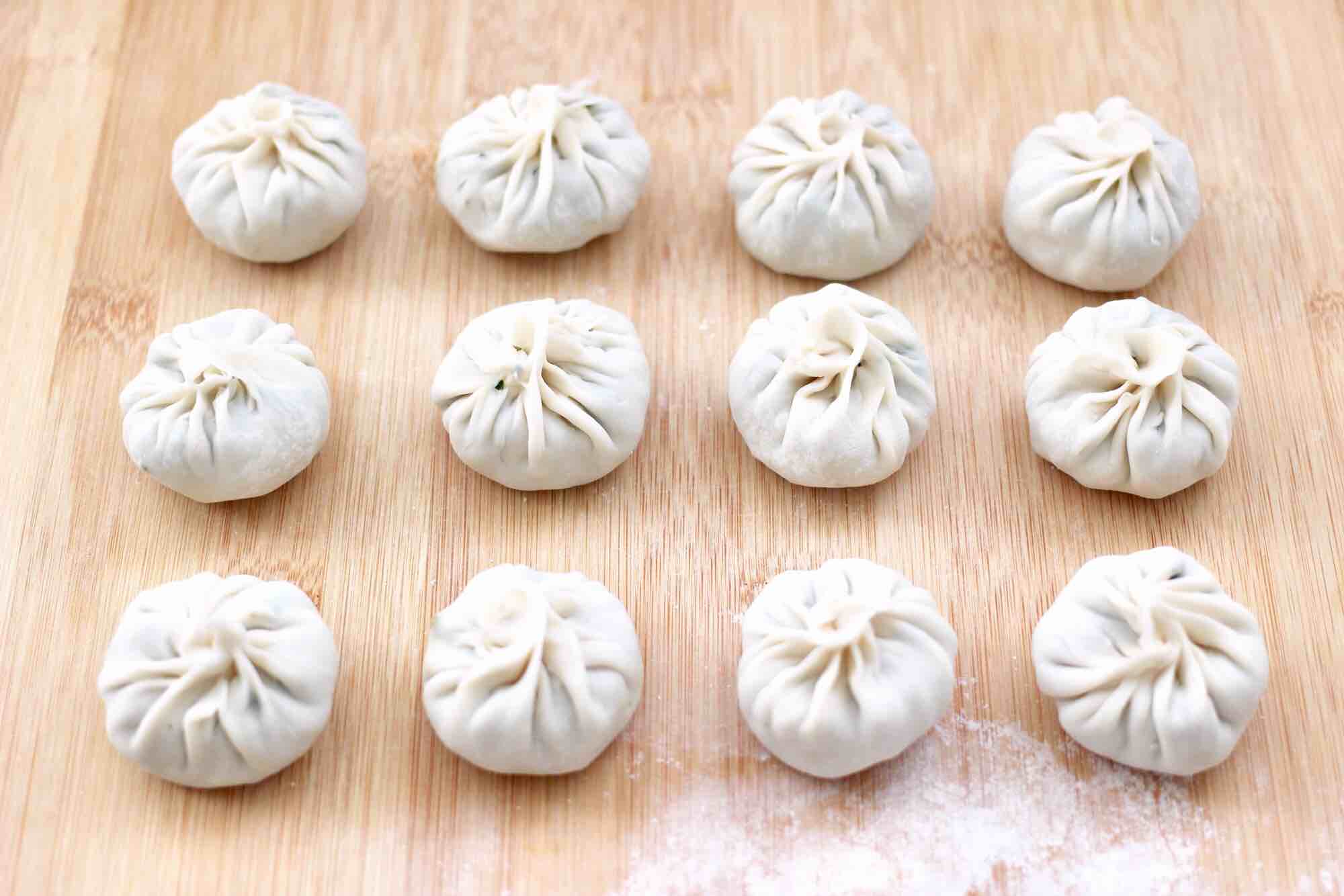 Steamed Buns with Pork and Haw Sauce recipe