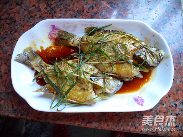 Microwave Version Steamed Sunfish recipe