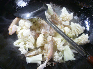 Curry Mantis Shrimp and Cauliflower recipe