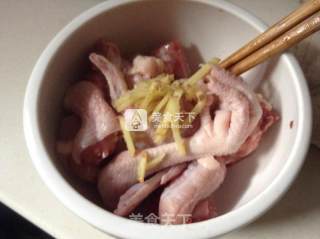 Roasted Chicken with Yam and Carrots recipe