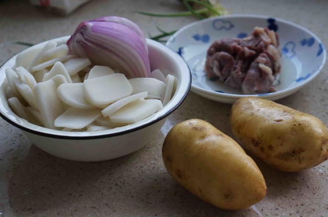 Beef and Potato Soup Rice Cake recipe