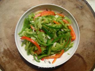 Stir-fried Bitter Gourd with Double Pepper recipe