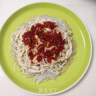Chopped Pepper and Vermicelli Enoki Mushroom recipe