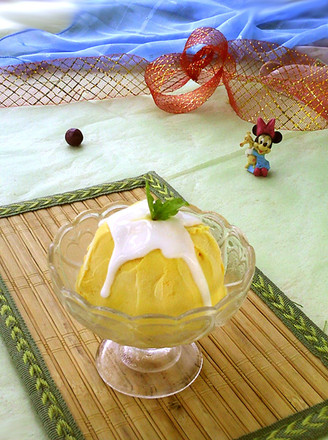 Mango Yogurt Ice Cream recipe
