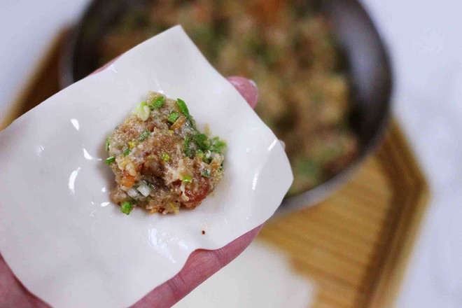 [tuan Tuan Yuan Yuan] Wontons with Sea Rice and Coriander Stuffing recipe