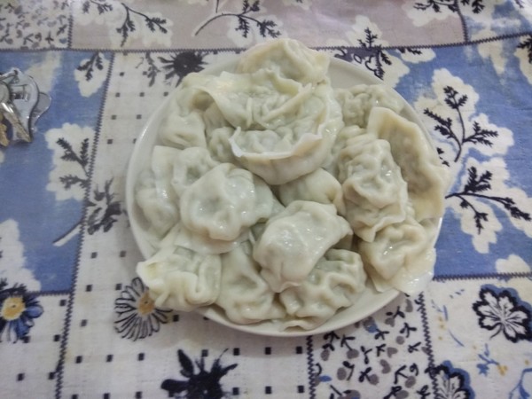 Pork Dumplings with Green Pepper recipe