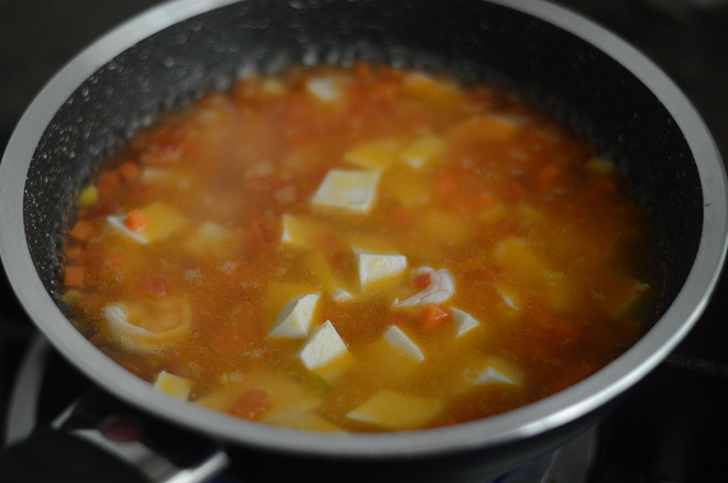 Shrimp Tofu Soup (complementary Food) recipe