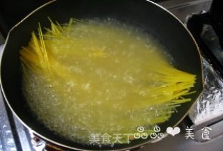 Pasta with Japanese Style Corn and Shrimp recipe