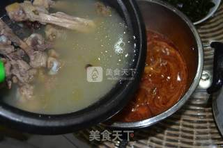 Chicken Bone Soup Hot Pot recipe