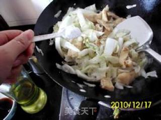 Stir-fried Chinese Cabbage with Tofu in Oil recipe