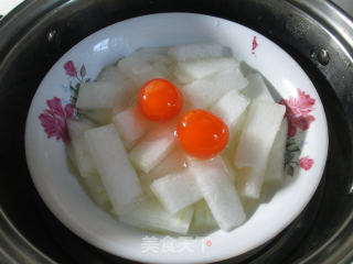 Steamed Winter Melon with Salted Duck Egg recipe