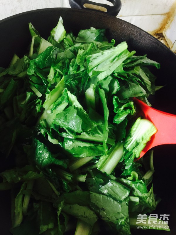 Fried Fried Dough Sticks, Vermicelli and Cabbage recipe