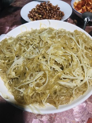 Garlic Enoki Mushroom Vermicelli recipe