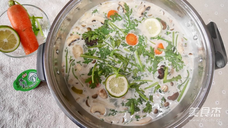 Healthy Coconut Mushroom Soup recipe