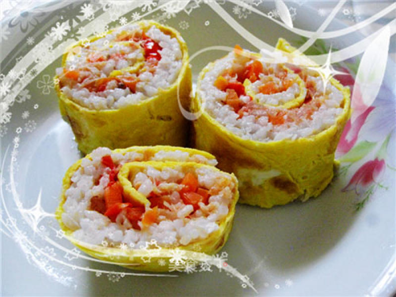 Egg Crust Sushi recipe
