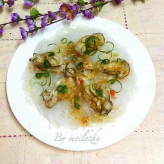 Steamed Oysters with Garlic Vermicelli recipe