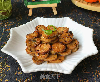 Fried Eryngii Mushrooms with Black Pepper Sauce recipe