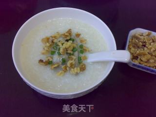 Walnut Pork Liver Congee recipe