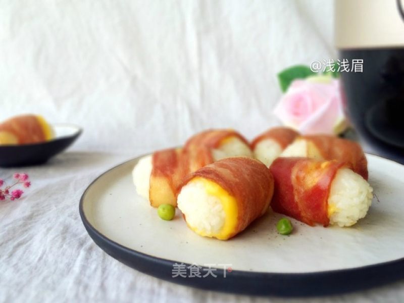 #trust的美#bacon Rice Ball recipe