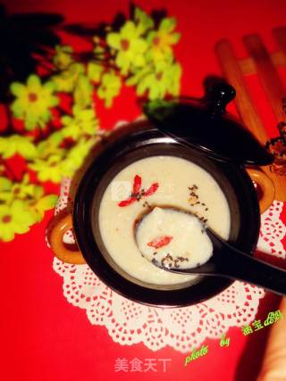 Soy Milk and Yam Double Rice Porridge recipe