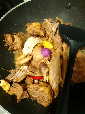 Stewed Goose in Iron Pan (home Edition) recipe