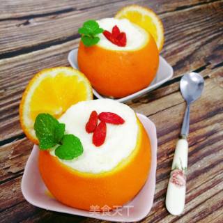 Orange Steamed Egg recipe