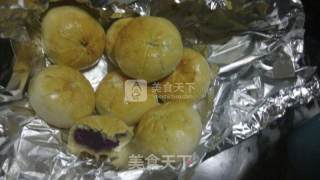 #新良第一烤大赛#purple Potato Mooncake Crisp recipe