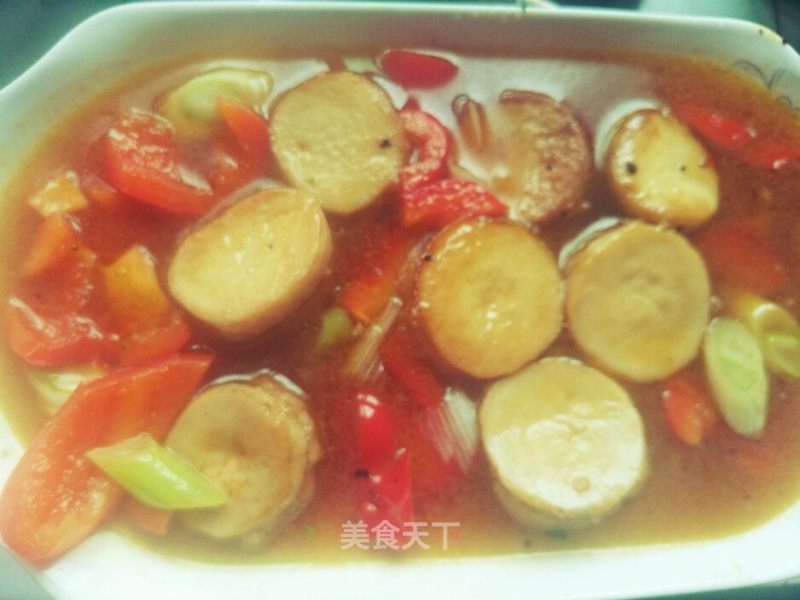 Fried Stuffed King Pleurotus recipe