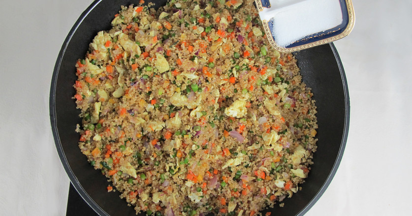 Quinoa Egg Fried Rice recipe