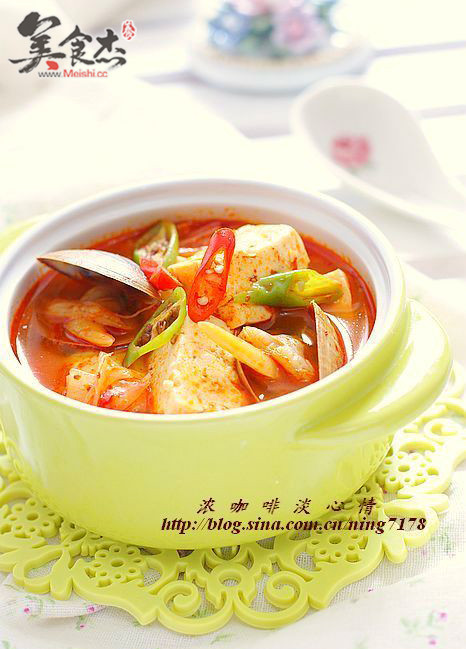 Korean Spicy Tofu Soup recipe