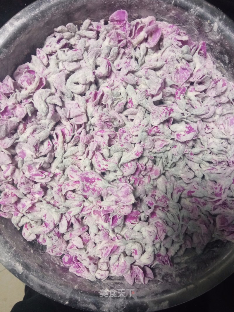 Steamed Colorful Acacia Flowers recipe