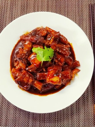 Braised Boneless Pork Ribs with Yam recipe