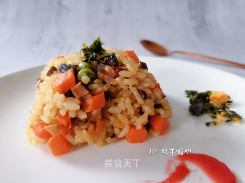 Vegetable Bacon Rice recipe