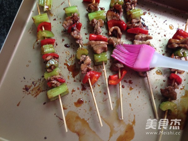 Fork Bbq Meat Skewers recipe