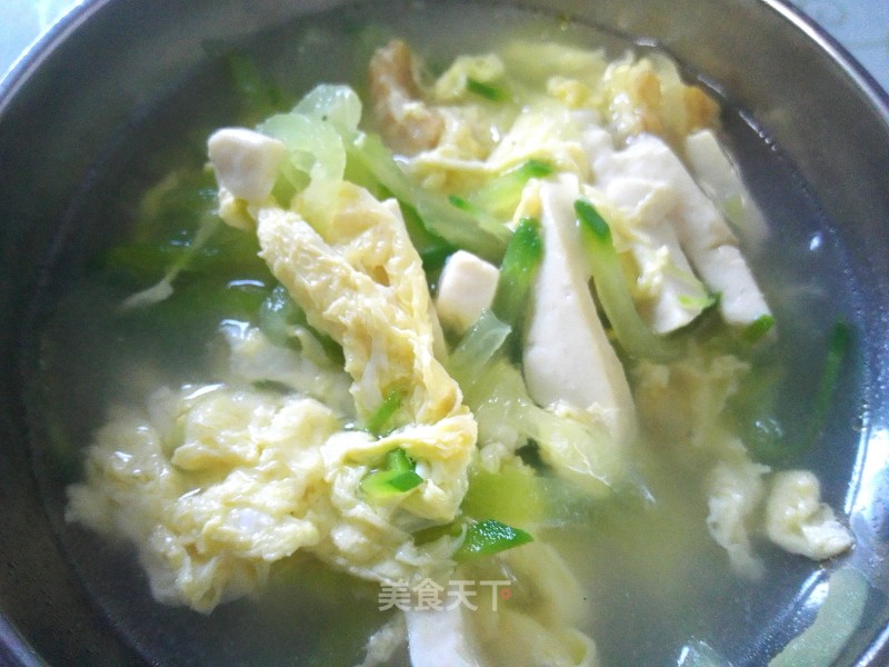 Shredded Radish Seafood Tofu Soup recipe
