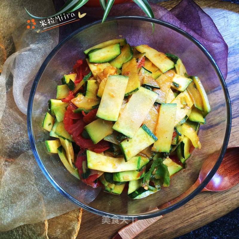 Stir-fried Vegetable with Pumpkin and Tomato recipe