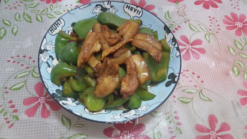 Green Pepper Twice Cooked Pork recipe