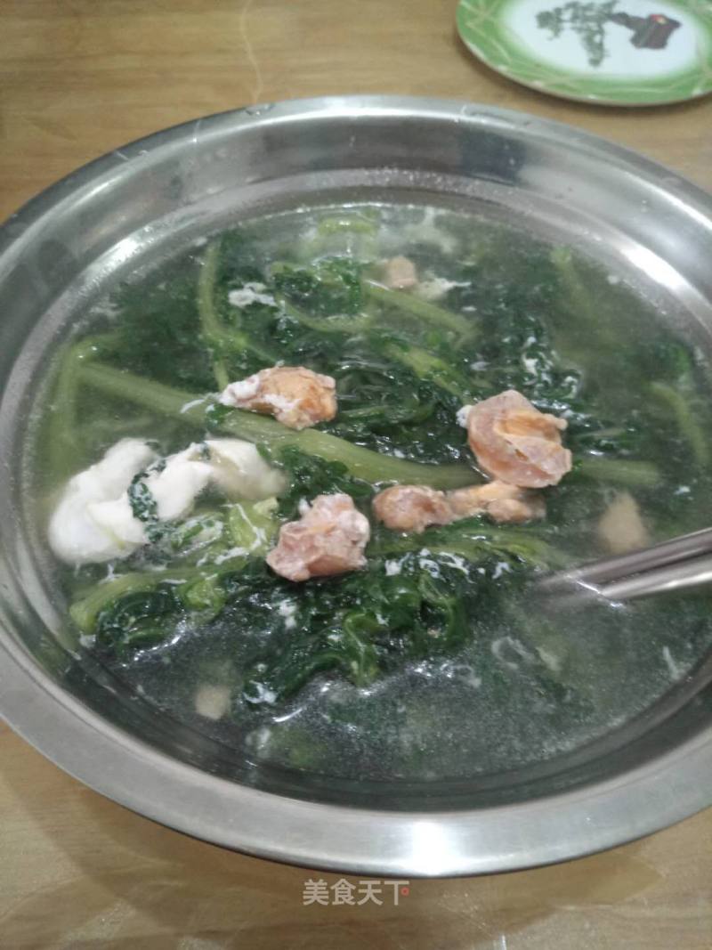 Chrysanthemum Salted Duck Egg Soup recipe